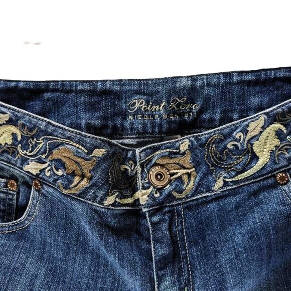 POINT ZERO LONGER LENGTH DENIM SHORT - Picture 2 of 3